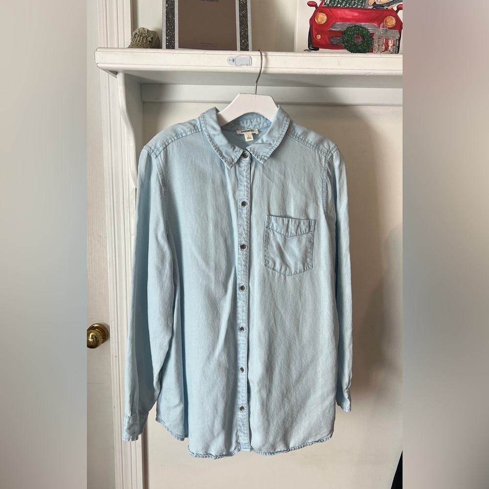 FINAL PRICE Goodthreads Men's Casual Light Blue Button Down Shirt